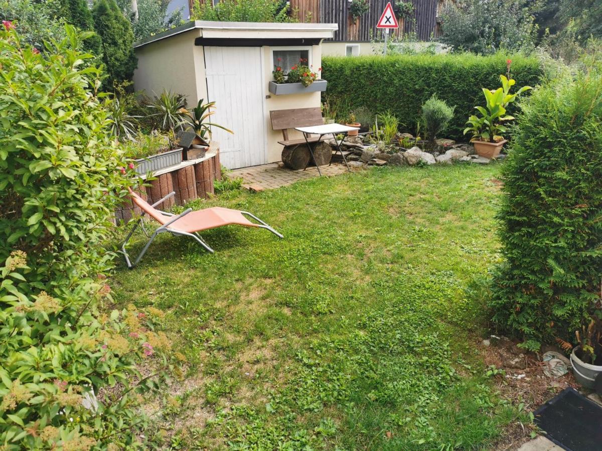 Ferienwohnung Haus Sonnenblick Burkhardtsdorf Exteriör bild